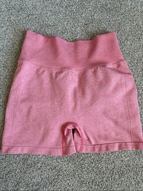 High-Waist Pink Women’s Scrunch workout  Shorts